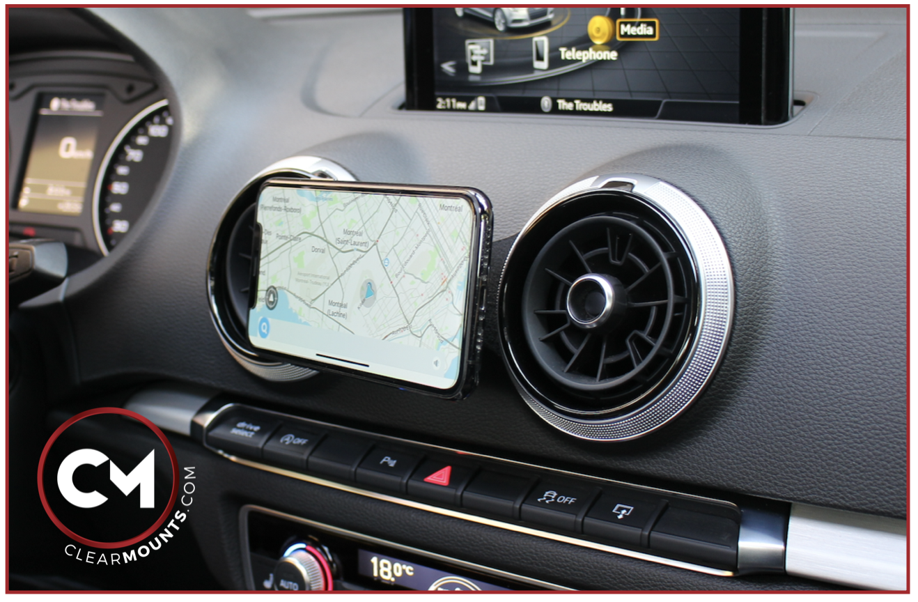 Clear Mount Magnetic Phone Holder - Audi A3 8V 2013+ INSTALL! 